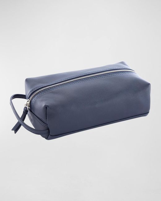 ROYCE New York Blue Compact Toiletry Bag