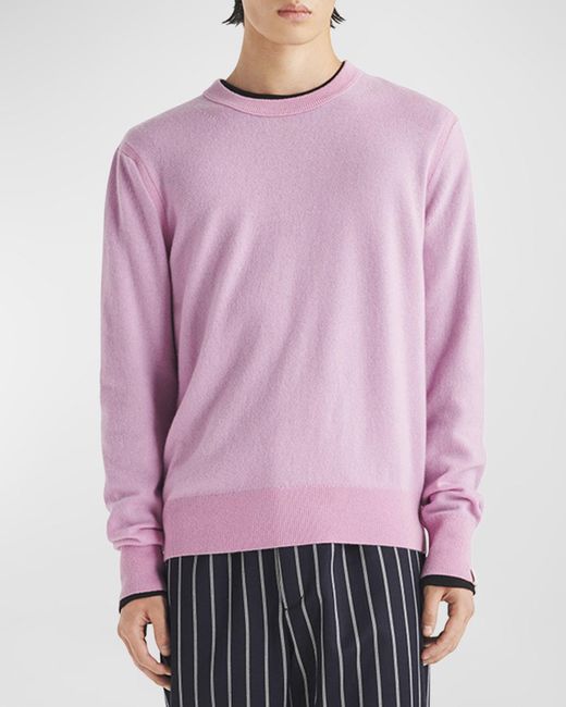 Rag & Bone Purple Harding Cashmere Sweater for men