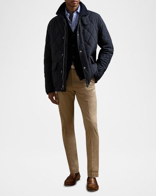 Ralph Lauren Blue Apos;S Carleton Quilted Down Jacket for men