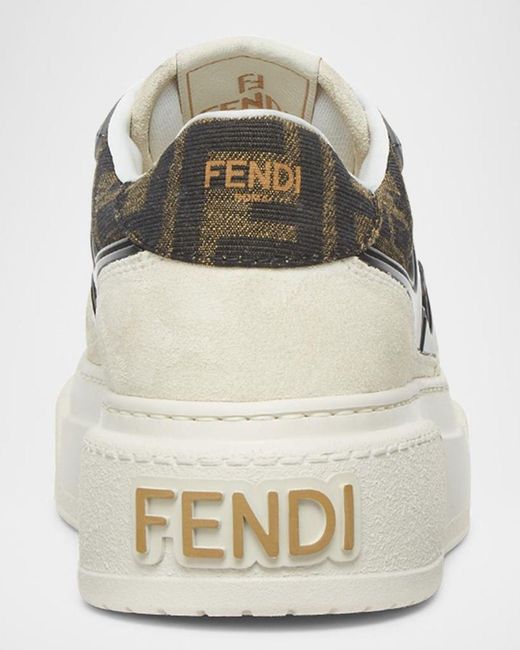Fendi Multicolor Match Ff Platform Sneakers