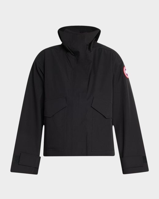 Canada Goose Blue Tofino Hooded Rain Jacket