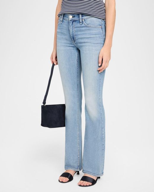 Rag & Bone Blue Peyton Flared-Leg Jeans