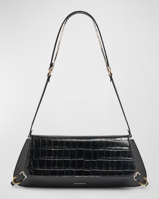 Givenchy Black Voyou East-West Clutch Bag