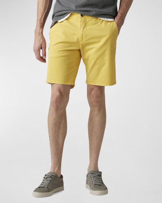 Rodd & Gunn Yellow The Peaks Bermuda Shorts for men
