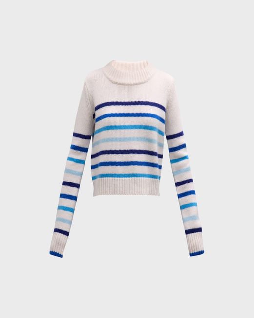 La Ligne Blue Mini Marin Striped Sweater