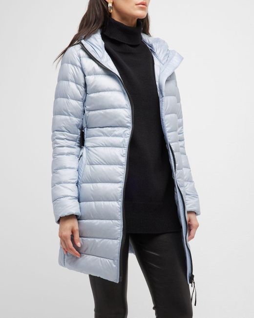 Canada Goose Blue Cypress Hooded Puffer Jacket