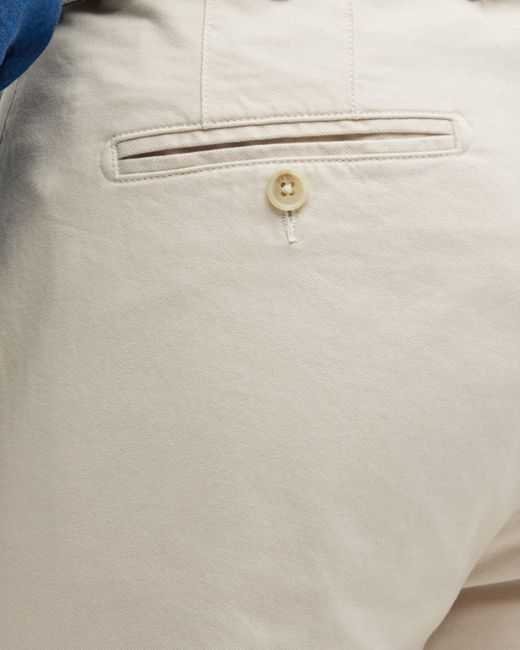 Peter Millar Natural Pilot Flat Front Trousers for men