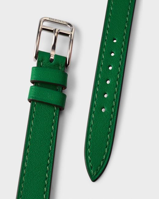 Hermès Green Cape Cod Watch, Small Model, 31 Mm