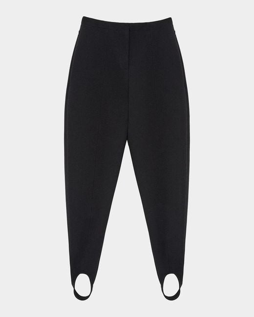 Loewe Blue Wool Stirrup Trousers