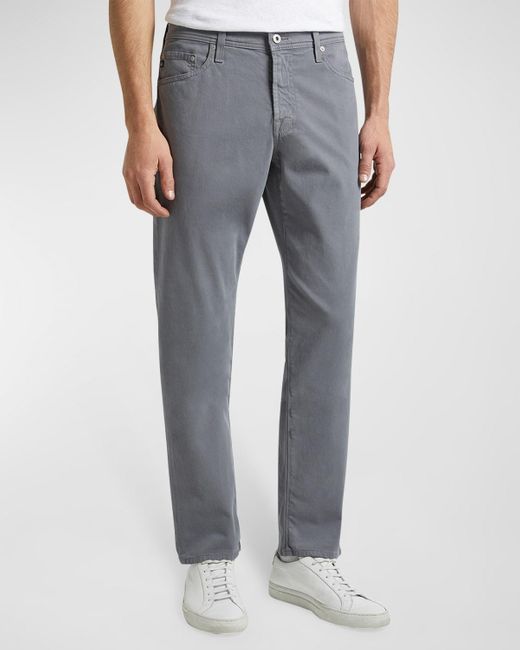 AG Jeans Gray Tellis Modern Slim Sud Twill Pants for men