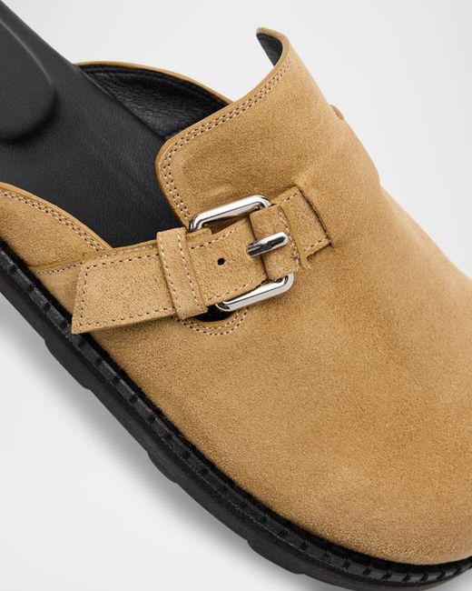 Moschino White Apos;S Suede Mules for men