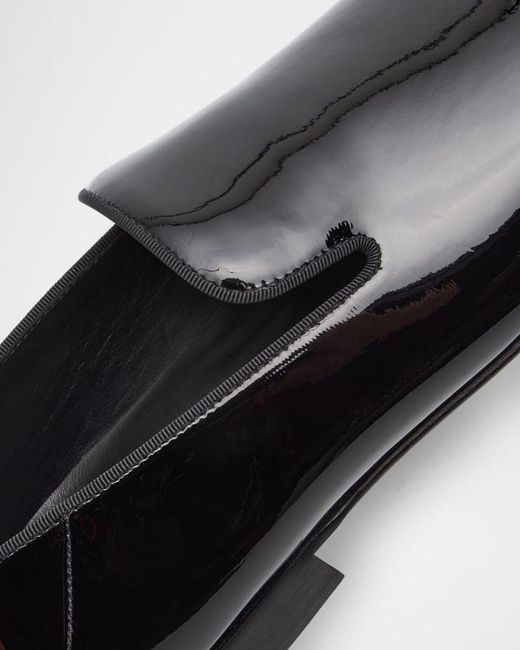 Stuart Weitzman Black Apos;S Buzz Patent Leather Loafers for men