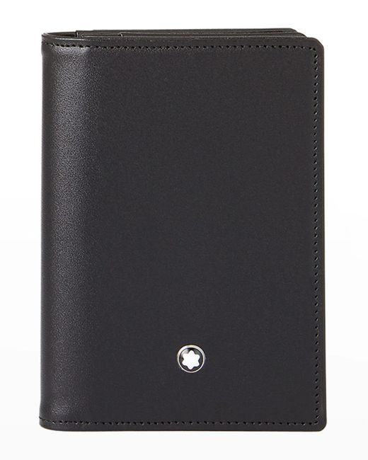 Montblanc Mst Business Card Holder Gusset Black for Men Lyst