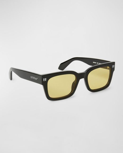 Off-White c/o Virgil Abloh Multicolor Midland Acetate Square Sunglasses for men