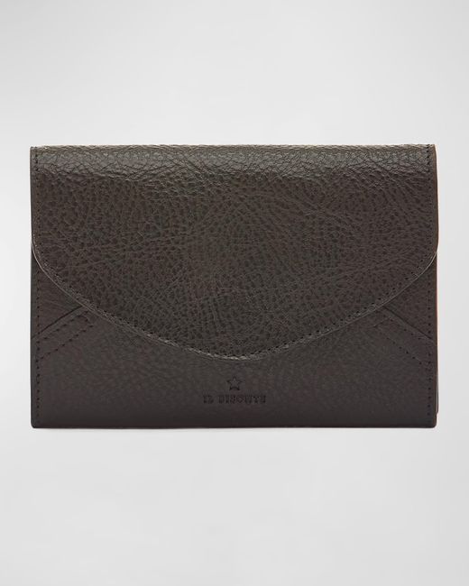 Il Bisonte Black Esperia Medium Leather Wallet