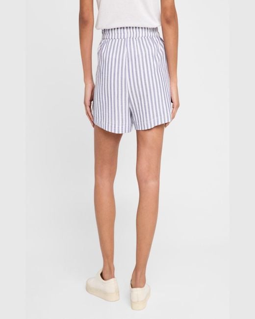Rails Purple Leighton Striped Shorts