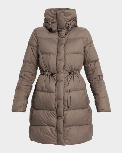 Canada Goose Brown Montgomery Down Hooded Puffer Coat