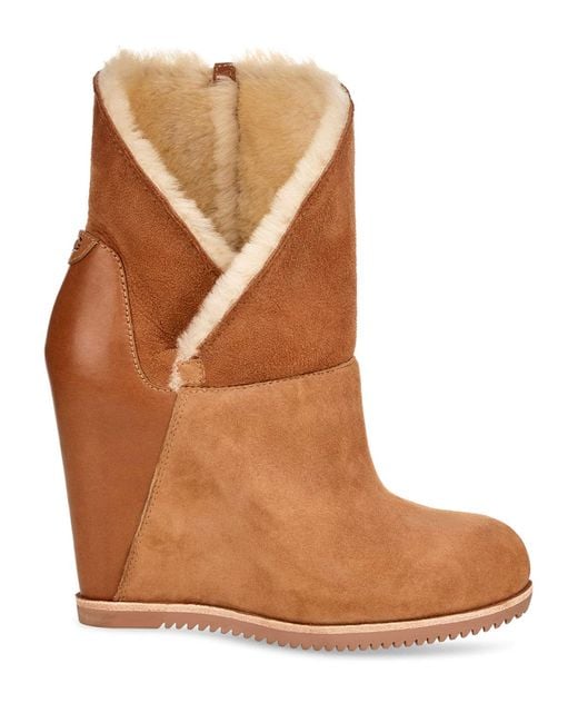 ugg classic mondri cuff wedge boot