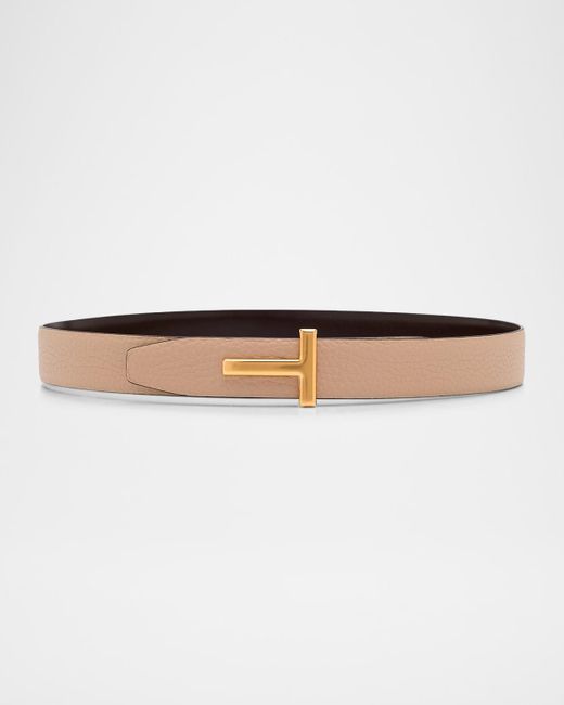 tom ford reversible t leather belt