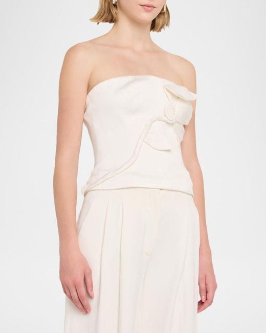 JBQ Natural Florence Strapless Top