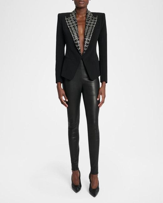 Balmain Black Embroidered 6-Buttons Jacket