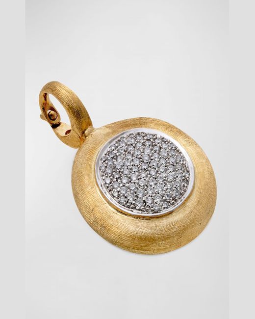 Marco Bicego Metallic Jaipur 18k Yellow Gold Medium Pendant With Diamonds