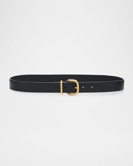 Bottega Veneta Coaxial Leather Belt | Lyst