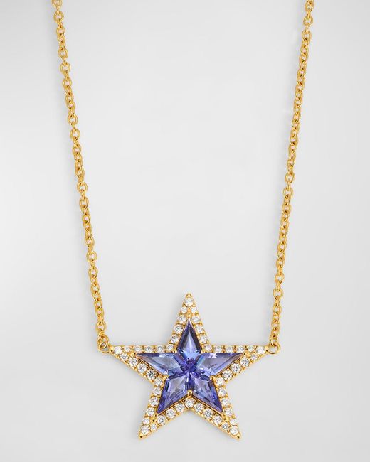 Buddha Mama White 18K Kite Star Necklace