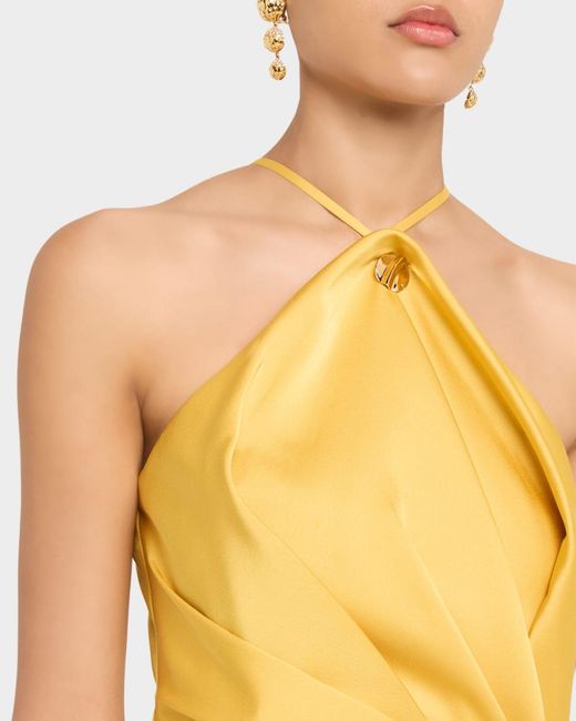 aidan mattox crepe back satin midi dress Aidan Mattox Women's Crepe Back Satin Midi Dress - Navy