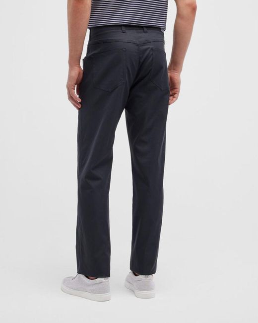 Peter Millar Blue Eb66 5-pocket Performance Pants for men
