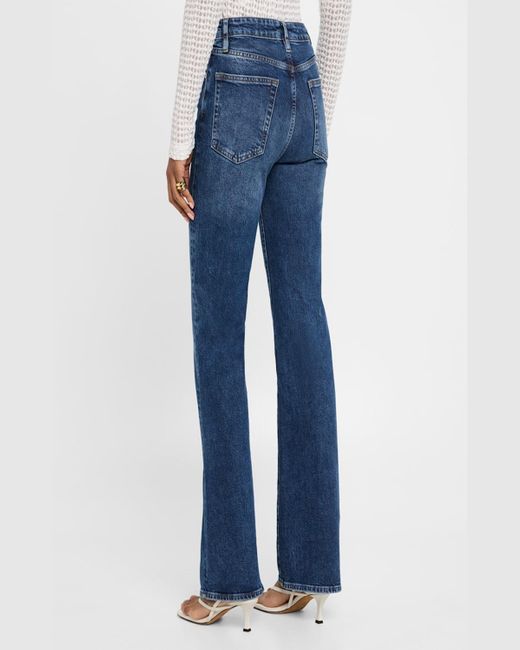 FRAME Blue The Arrow Bootcut Jeans