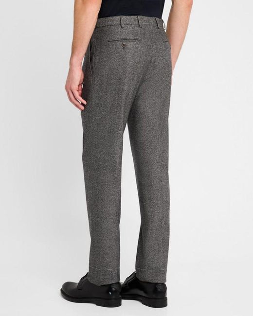 Brioni Gray Apos;S Wool Trousers for men