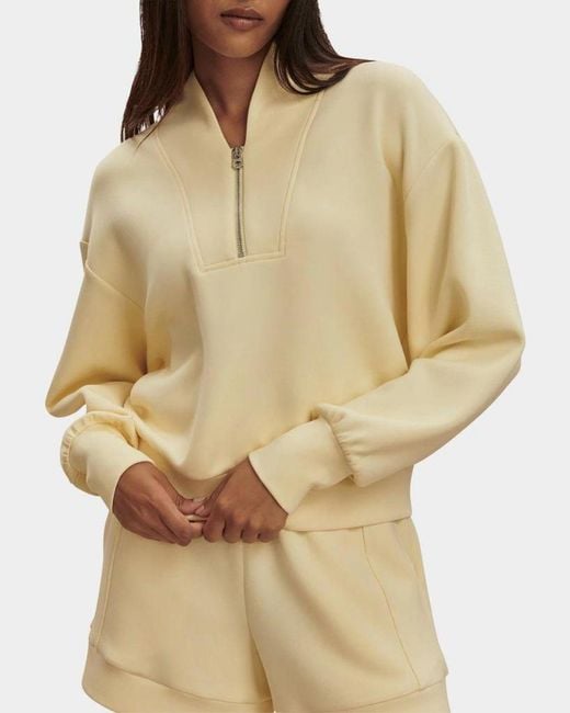 Varley Natural Davidson Partial-Zip Sweatshirt