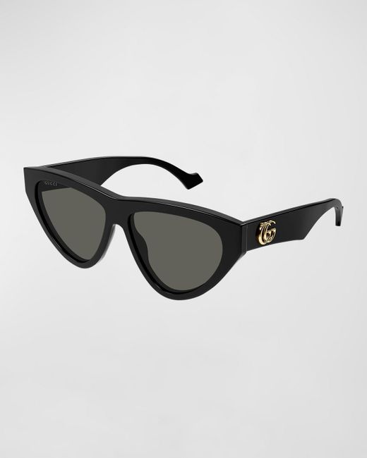 Gucci Black Generation 58mm Cat Eye Sunglasses