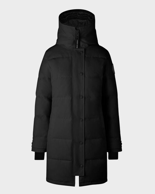 Canada Goose Black Shelburne Parka Label