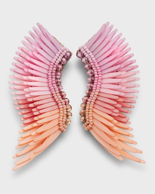 Mignonne Gavigan Pink Madeline Midi Statement Earrings