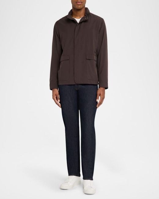 Peter Millar Brown Apos;S Discovery Lightweight Twill Field Jacket for men
