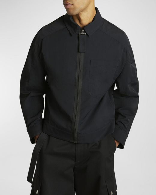 Jacquemus Black Apos;S Linu Nylon Jacket for men