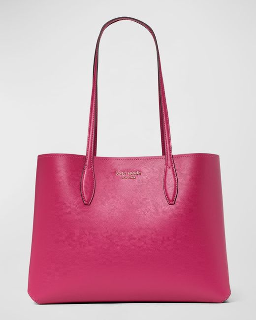 Kate Spade All Day Large Leather Tote Bag in Pink Lyst