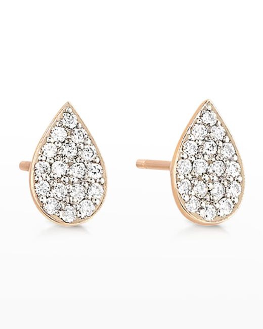 Ginette NY Metallic Diamond Bliss Stud Earrings