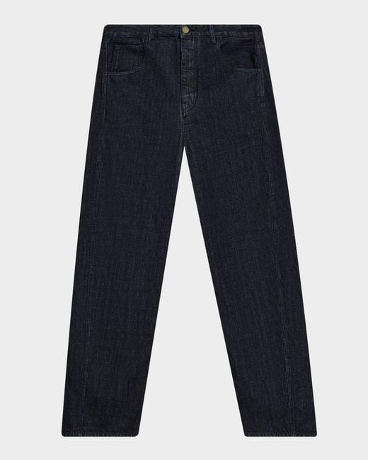 Jacquemus Blue The Mirada De-Nîmes Curved Denim Pants for men
