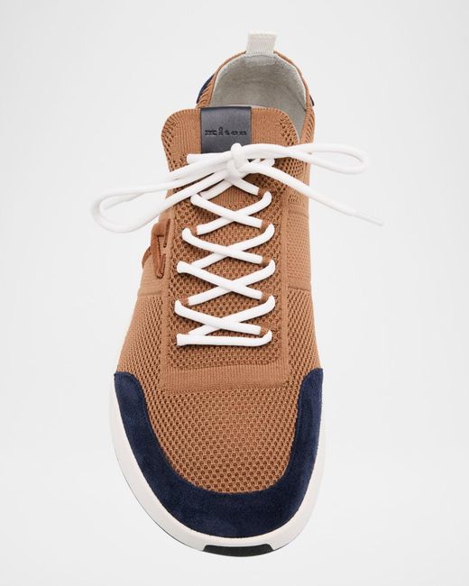 Kiton Multicolor Apos;S Knit Runner Sneakers for men