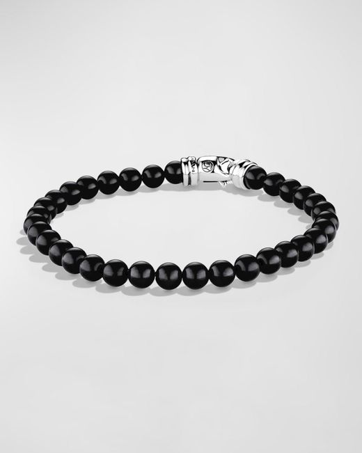 David Yurman Metallic 6Mm Spiritual Bead Bracelet for men