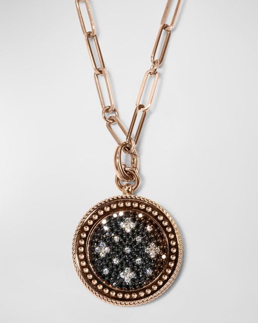 Roberto Coin Metallic Venetian Princess 18k Diamond Y-drop Necklace