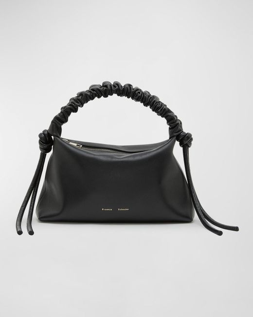 Proenza Schouler Black Mini Drawstring Leather Top-handle Bag