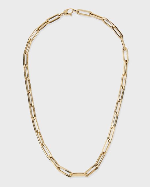 Kastel Jewelry Metallic 14k Medium Link La Seta Necklace, 16"l