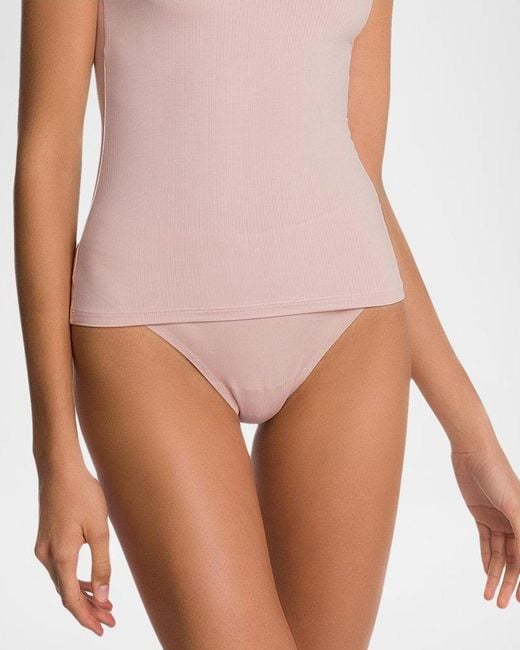 Wolford Pink Solid Bikini Brief