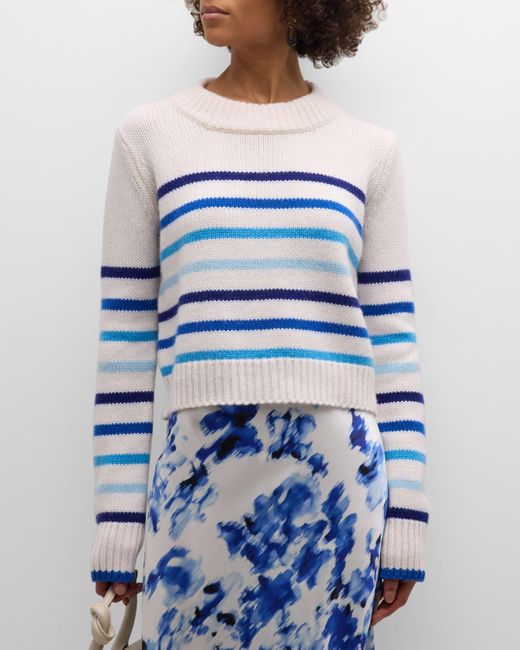 La Ligne Blue Mini Marin Striped Sweater