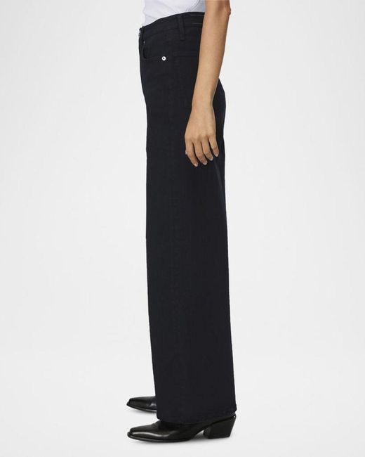 Rag & Bone Black Flexi Sofie High-Rise Ankle Jeans