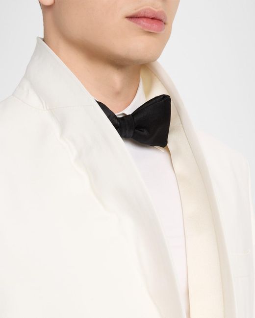 Brioni White Apos;S Trevi Single-Breasted Wool Dinner Jacket for men